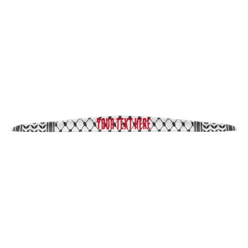 Keffiyeh Palestine Pattern Tie Headband