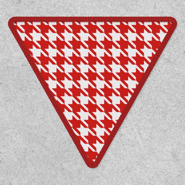 keffiyeh palestine red inverted triangle patch (Front)