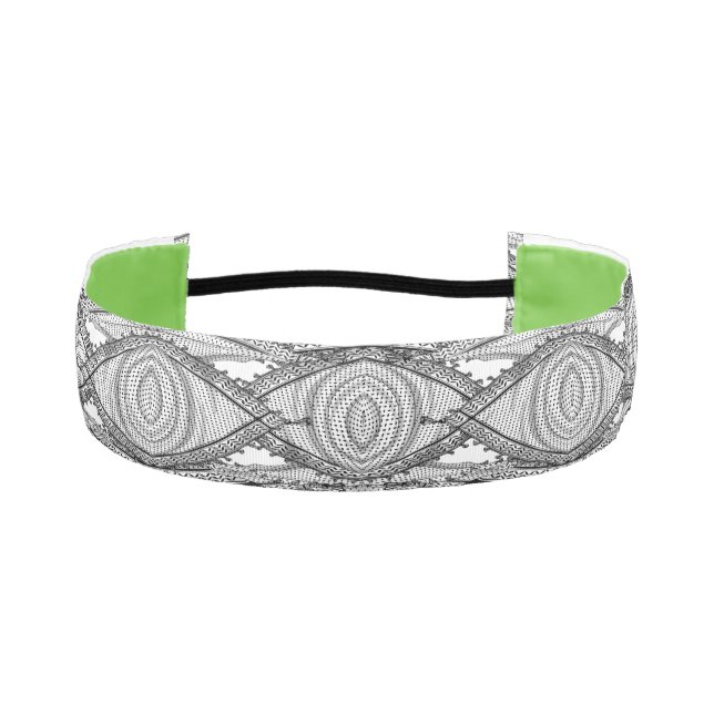 Keffiyeh Palestinian Scarf Traditional Fabric Athletic Headband (Front)
