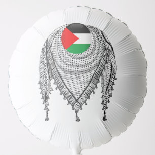 Keffiyeh Palestinian Scarf Traditional Fabric Balloon