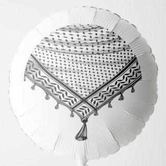 Keffiyeh Palestinian Scarf Traditional Fabric Balloon