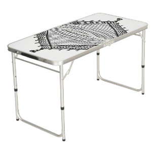 Keffiyeh Palestinian Scarf Traditional Fabric Beer Pong Table