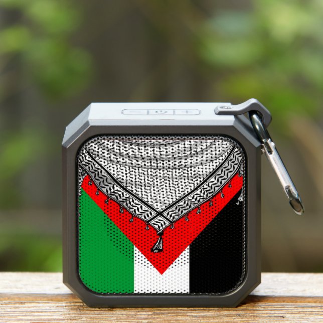 Keffiyeh Palestinian Scarf Traditional Fabric Bluetooth Speaker (Insitu(Outdoor))