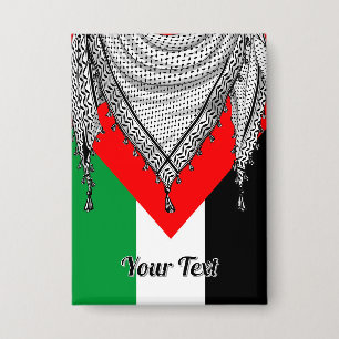 Keffiyeh Palestinian Scarf Traditional Fabric Button
