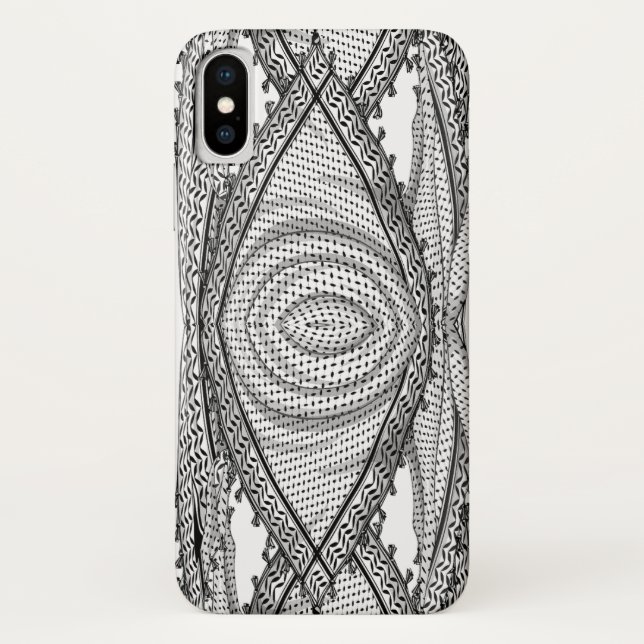 Keffiyeh Palestinian Scarf Traditional Fabric Case-Mate iPhone Case (Back)