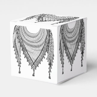 Keffiyeh Palestinian Scarf Traditional Fabric Favor Boxes