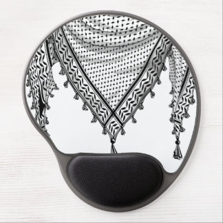 Keffiyeh Palestinian Scarf Traditional Fabric Gel Mouse Pad