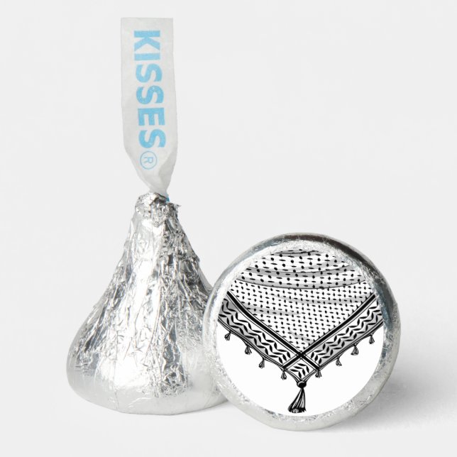 Keffiyeh Palestinian Scarf Traditional Fabric Hershey®'s Kisses® (Front)