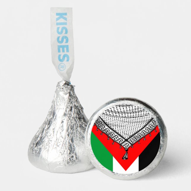 Keffiyeh Palestinian Scarf Traditional Fabric Hershey®'s Kisses® (Front)