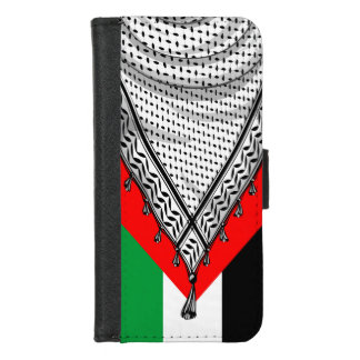 Keffiyeh Palestinian Scarf Traditional Fabric iPhone 8/7 Wallet Case