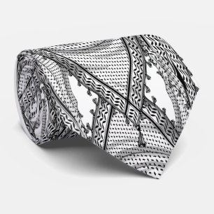 Keffiyeh Palestinian Scarf Traditional Fabric Neck Tie