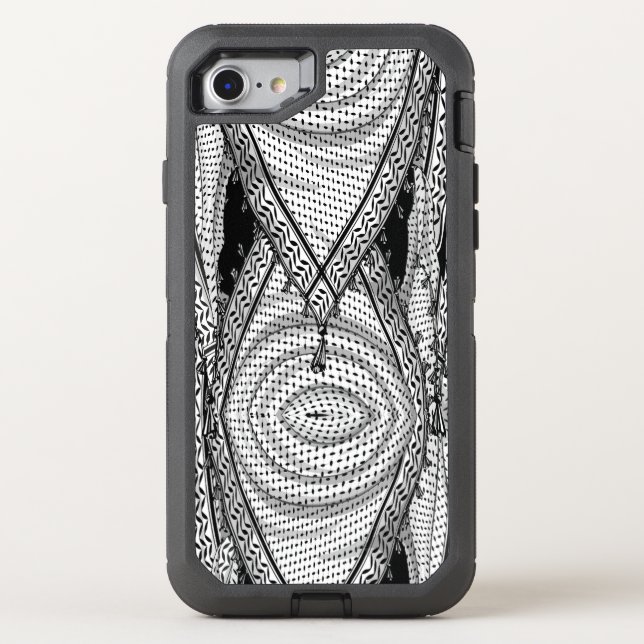 Keffiyeh Palestinian Scarf Traditional Fabric Otterbox iPhone Case (Back)