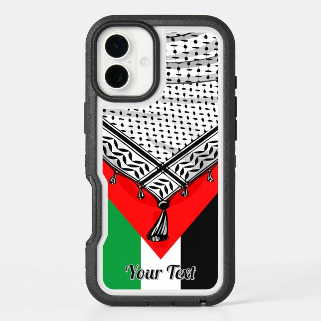 Keffiyeh Palestinian Scarf Traditional Fabric Otterbox iPhone Case (Back)