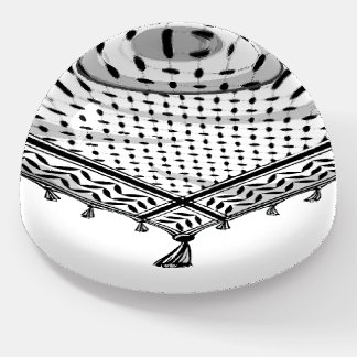 Keffiyeh Palestinian Scarf Traditional Fabric Paperweight