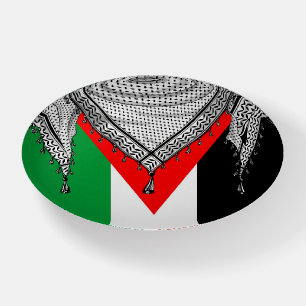 Keffiyeh Palestinian Scarf Traditional Fabric Paperweight