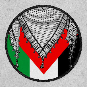 Keffiyeh Palestinian Scarf Traditional Fabric Patch