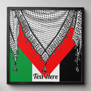 Keffiyeh Palestinian Scarf Traditional Fabric Peel And Stick Photo Tile