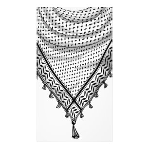 Keffiyeh Palestinian Scarf Traditional Fabric Photo Print