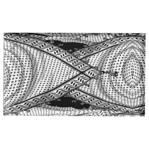 Keffiyeh Palestinian Scarf Traditional Fabric Place Card Holder