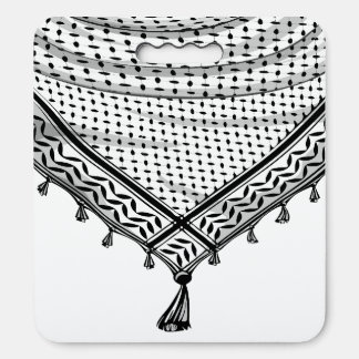 Keffiyeh Palestinian Scarf Traditional Fabric Seat Cushion