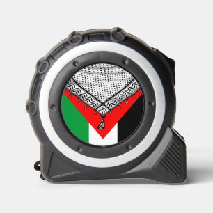 Keffiyeh Palestinian Scarf Traditional Fabric Tape Measure