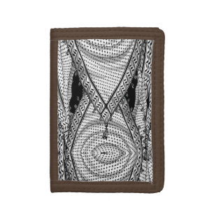 Keffiyeh Palestinian Scarf Traditional Fabric Tri-fold Wallet