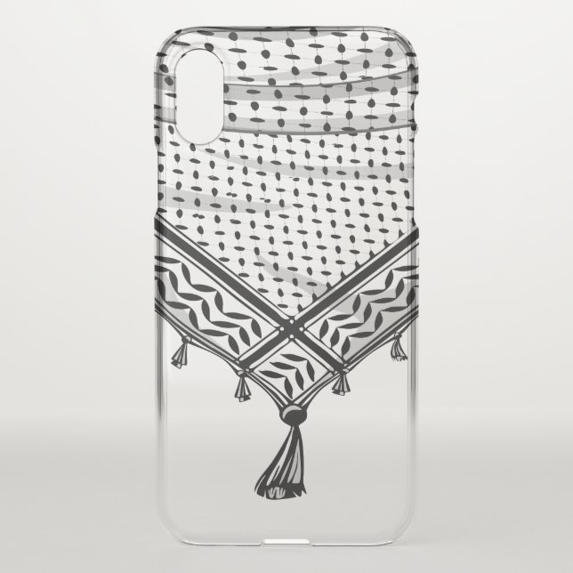 Keffiyeh Palestinian Scarf Traditional Fabric Uncommon iPhone Case (Back)