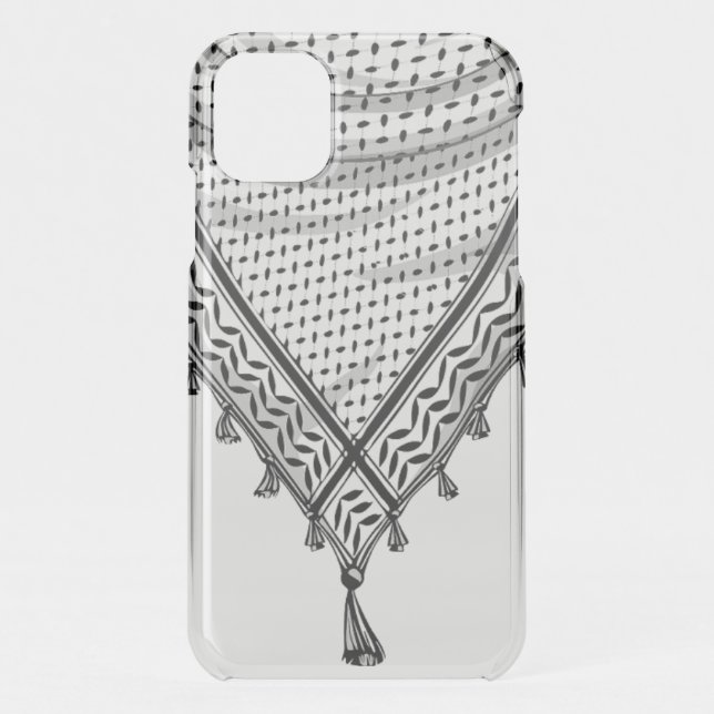 Keffiyeh Palestinian Scarf Traditional Fabric Uncommon iPhone Case (Back)