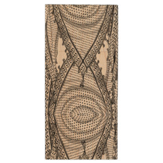 Keffiyeh Palestinian Scarf Traditional Fabric Wood Flash Drive