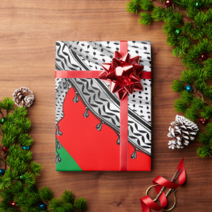Keffiyeh Palestinian Scarf Traditional Fabric Wrapping Paper