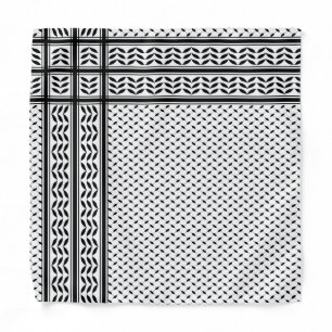 Keffiyeh Symbol of Palestine Resistance Pattern Bandana