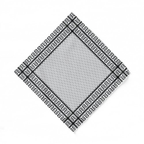 Keffiyeh Symbol of Palestine Resistance Pattern Bandana