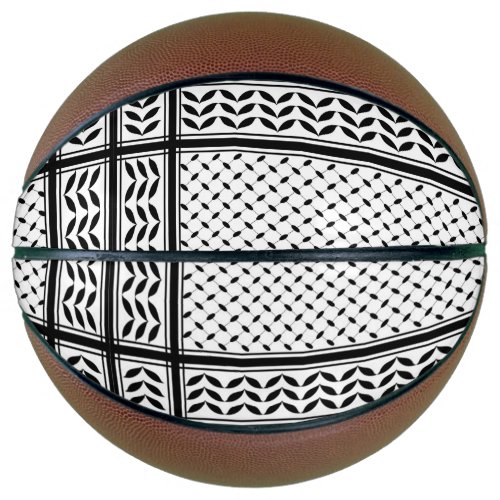 Keffiyeh Symbol of Palestine Resistance Pattern Basketball