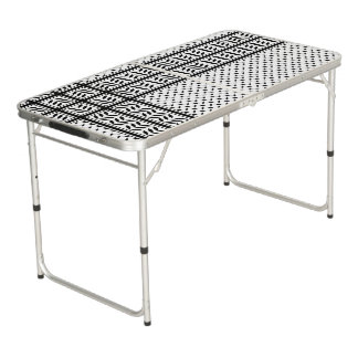 Keffiyeh Symbol of Palestine Resistance Pattern Beer Pong Table