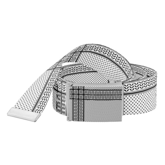Keffiyeh Symbol of Palestine Resistance Pattern Belt (Snake)