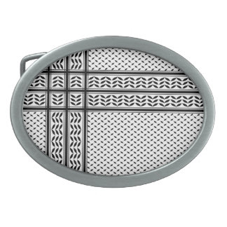 Keffiyeh Symbol of Palestine Resistance Pattern Belt Buckle