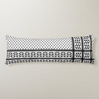Keffiyeh Symbol of Palestine Resistance Pattern Body Pillow