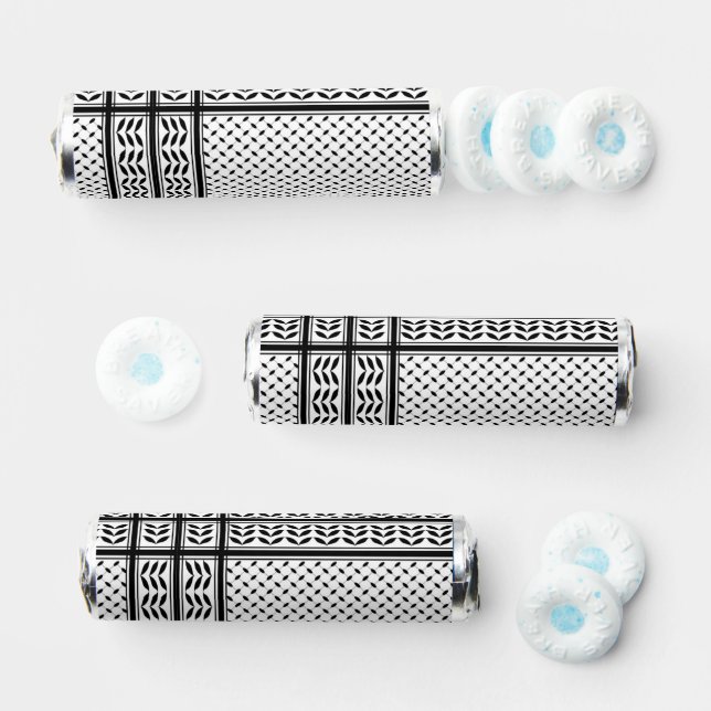 Keffiyeh Symbol of Palestine Resistance Pattern Breath Savers® Mints (Assorted)