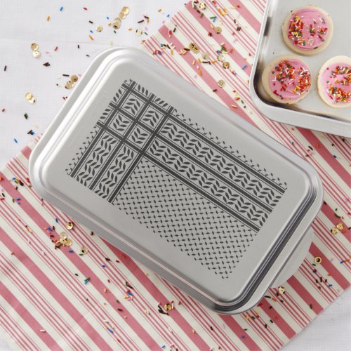 Keffiyeh Symbol of Palestine Resistance Pattern Cake Pan