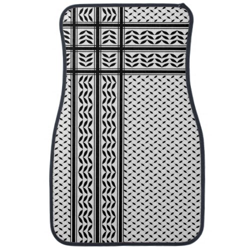 Keffiyeh Symbol of Palestine Resistance Pattern Car Floor Mat