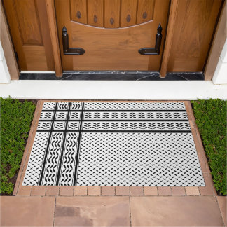 Keffiyeh Symbol of Palestine Resistance Pattern Doormat