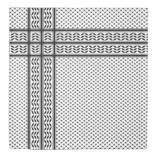 Keffiyeh Symbol of Palestine Resistance Pattern Duvet Cover