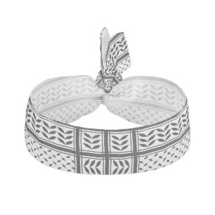 Keffiyeh Symbol of Palestine Resistance Pattern Elastic Hair Tie