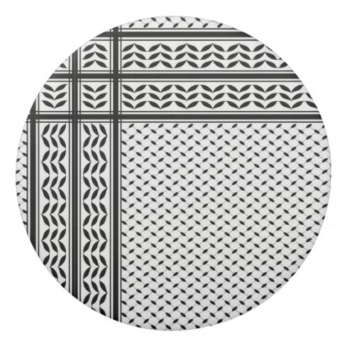 Keffiyeh Symbol of Palestine Resistance Pattern Eraser