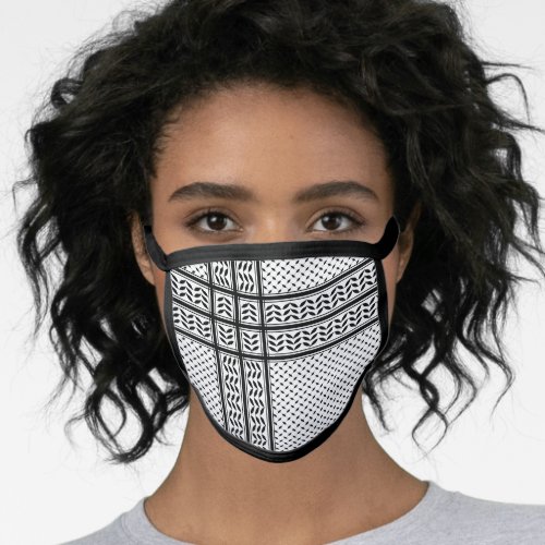 Keffiyeh Symbol of Palestine Resistance Pattern Face Mask