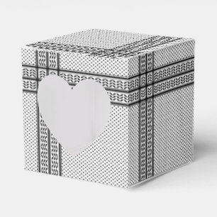 Keffiyeh Symbol of Palestine Resistance Pattern Favor Boxes