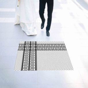 Keffiyeh Symbol of Palestine Resistance Pattern Floor Decals