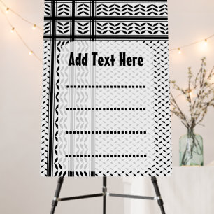 Keffiyeh Symbol of Palestine Resistance Pattern Foam Board