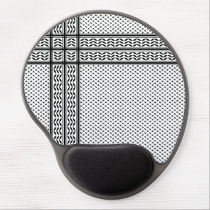 Keffiyeh Symbol of Palestine Resistance Pattern Gel Mouse Pad