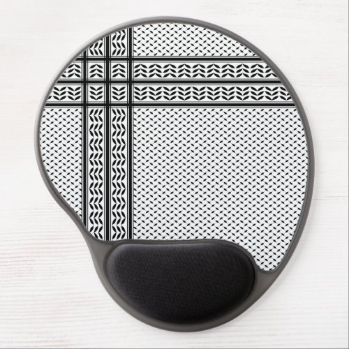 Keffiyeh Symbol of Palestine Resistance Pattern Gel Mouse Pad